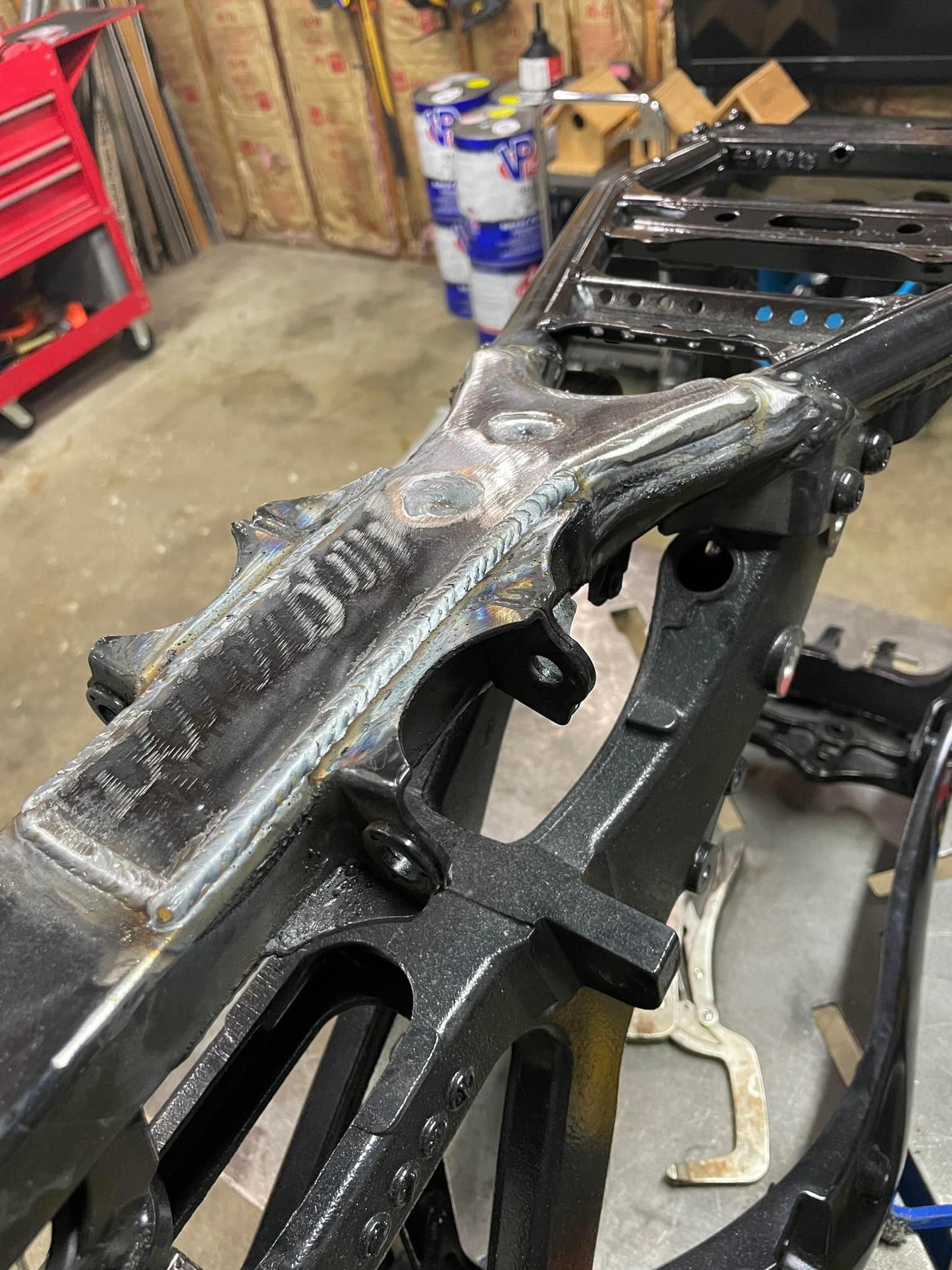 YFZ450r/x Lower Frame Gusset